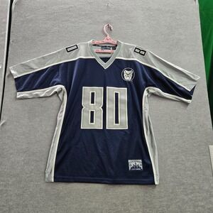 Yale Bulldogs Men Activewear Shirt XL Blue Jersey Football 80 Steve & Barry's